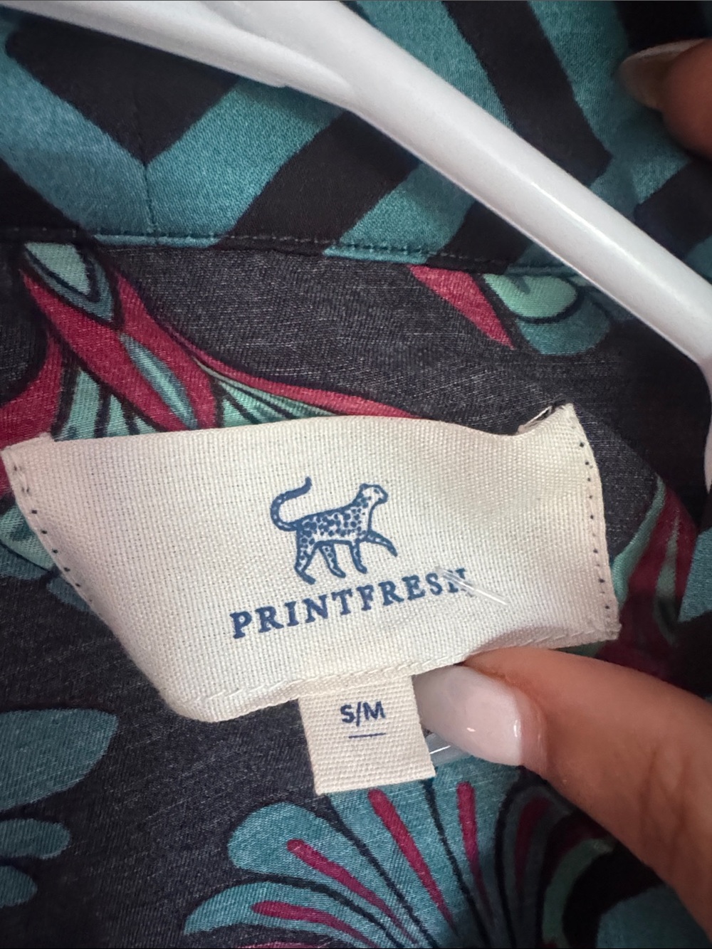 Printfresh Black Jacket with Teal and Magenta Floral Motif - Picture 2 of 2